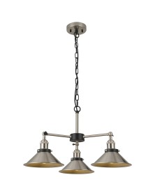 Damien-Satin Nickel Ceiling Lights Deco Multi Arm Fittings